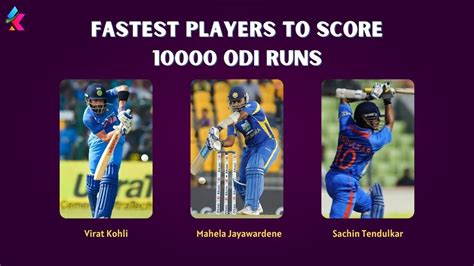 Top 10 List Of Fastest Players To Reach 10000 Runs In ODI