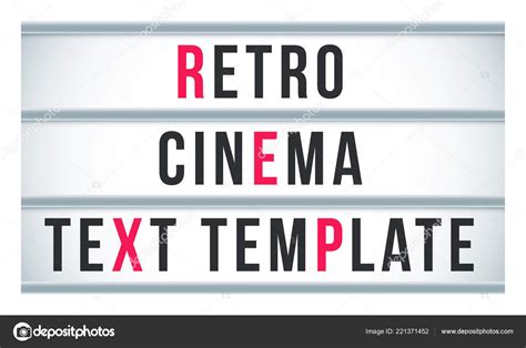 Theater Marquee Font