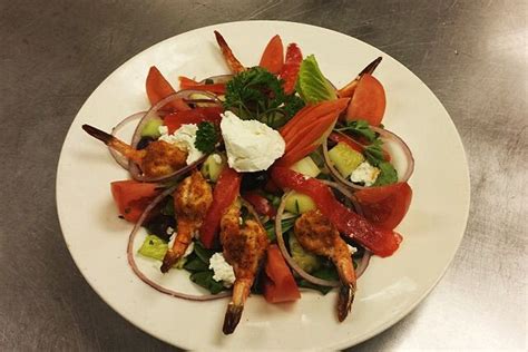 City Cafe Diner Huntsville Alabama Venetian Shrimp Salad Served With