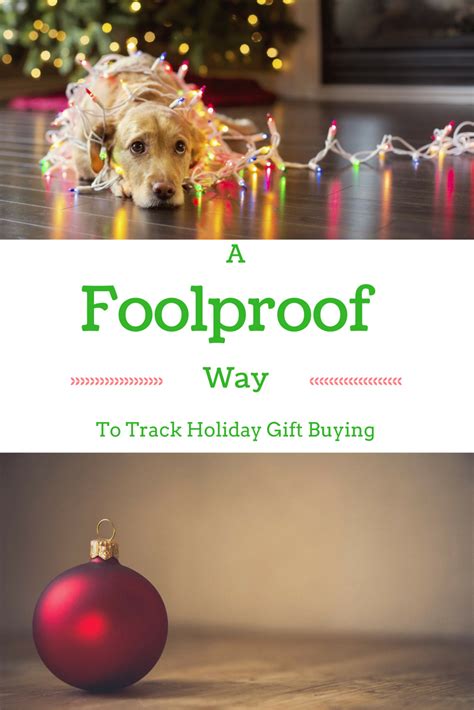 Holiday Shopping List - A Foolproof Way to Track Gift Buying - Hello ...