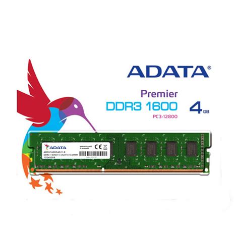 Adata 4gb Ddr3 Desktop Ram Price In Bangladesh