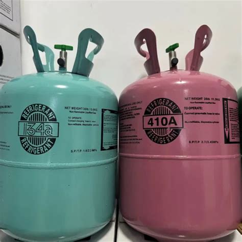 Hfc 134a R134a Refrigerant Gas 136kg30lb R134a Refrigerant Gas R410a