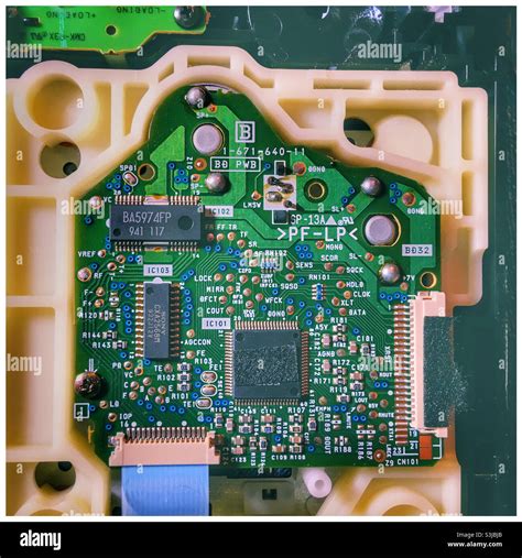 Old Circuit Board Stock Photo Alamy