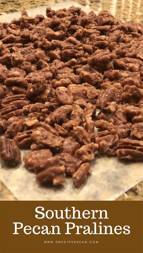 Southern Pecan Pralines Candy Praline Recipe Candied Pecans Easy