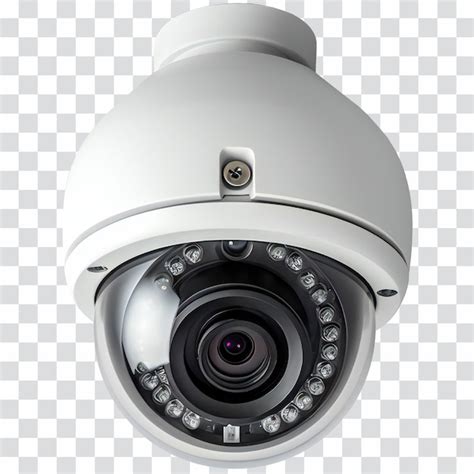 Premium PSD CCTV Security Camera Isolated On Transparent