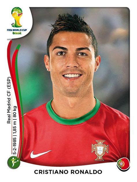 Cristiano Ronaldo Portugal Figurinha Da Copa Do Mundo Do Brasil Em