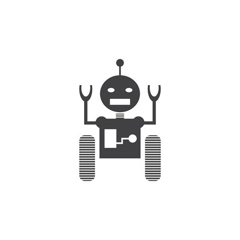 Robot Logo Template Vector Icon Illustration Design 33070719 Vector Art