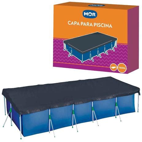 Capa Proteção Premium p Piscina Retangular 7600 Litros MOR Capa para