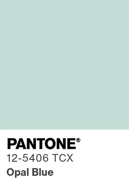 Pantone Tcx Opal Blue Pantone Pantone