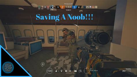 Saving A Noob Rainbow Six Seige Youtube