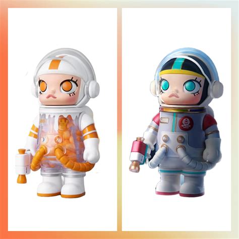 POP MART Popmart ART TOY MEGA SPACE MOLLY 100% SERIES 02-B and vol ...