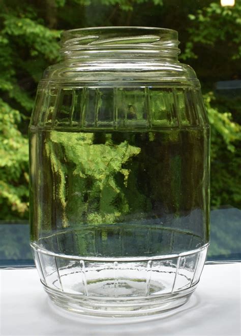 Vintage Alexander H Kerr Glass Pickle Barrel Jar 1950 48 Oz Half Gallon Ebay