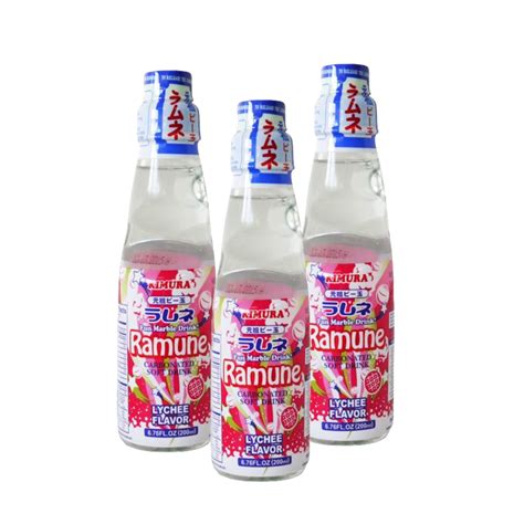 Ramune Kimura Drink Lychee Soda 200 ml — Mollie's Sweets