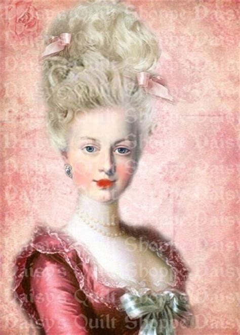 Paris Marie Antoinette In Plum Quilt Block 5 X 7 12 1389 Marie