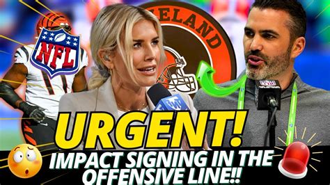 🛑💥immediate Impact In Cleveland Browns New Reinforcement Promises To