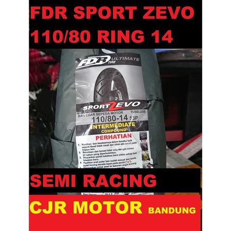 Jual Baru Ban Tubeless Fdr Sport Zevo Ring Motor Vario Aerox