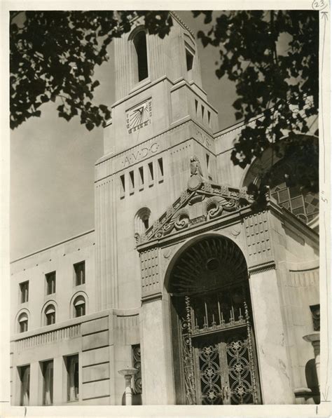 Cudahy Library Original Entrance · Loyola Academy · Loyola University