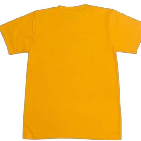 Men Yellow Cotton Plain T Shirt Round Neck Rs 110 Piece D P