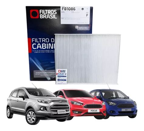 Filtro Cabine Ar Condicionado New Fiesta Ka Nova Ecosport MercadoLivre