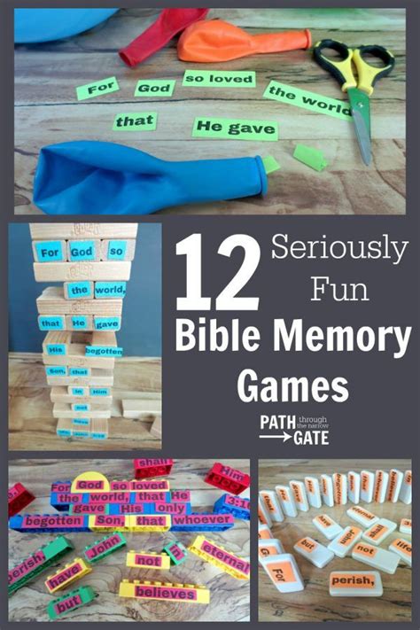 12 Seriously Fun Memory Verse Bible Games Sunday School Games Bible