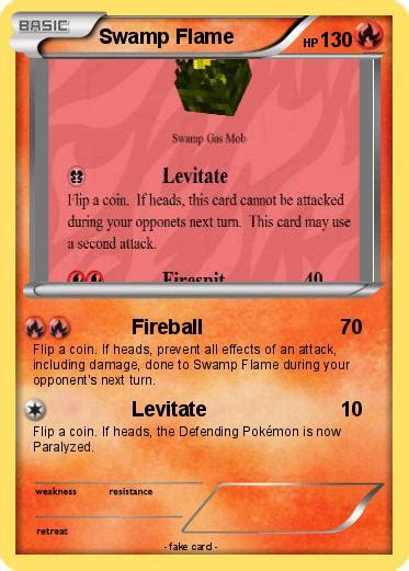 Pokémon Swamp Flame Fireball My Pokemon Card