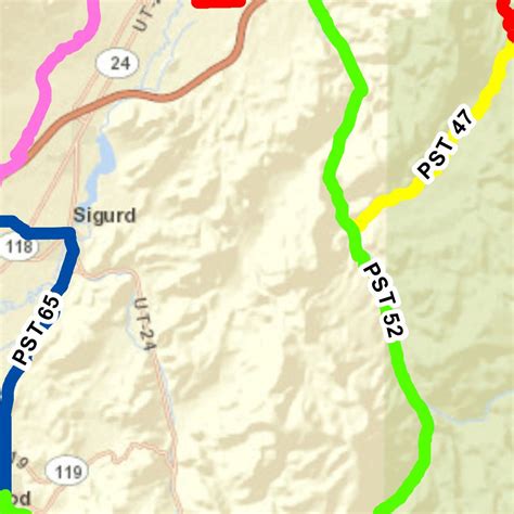 Paiute Trail Map Download Smyrna Beach Florida Map