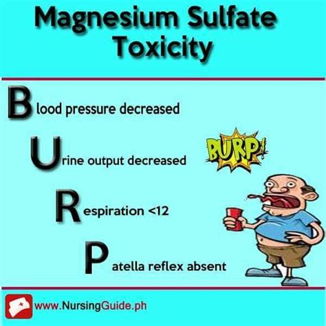 Mag Sulfate Toxicity | Nursing school studying, Nursing notes, Nursing ...