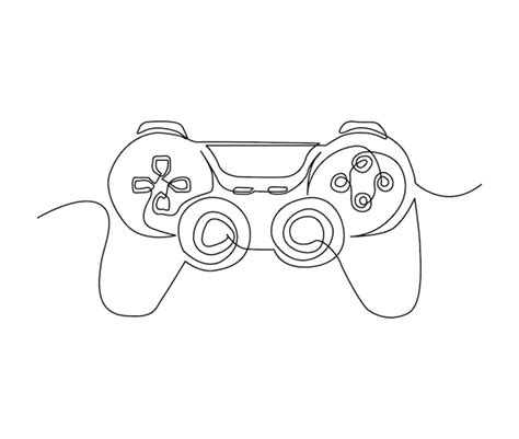 Xbox Game Controller Drawing