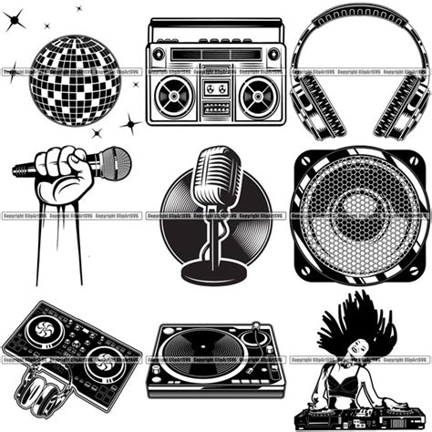 Dj Turntable Tattoo Designs