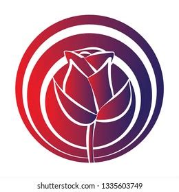 Red Rose Logo Vector Illustration Stock Vector (Royalty Free ...