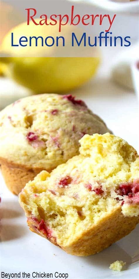 Raspberry Lemon Muffins Recipe Lemon Raspberry Muffins Raspberry Recipes Lemon Muffins