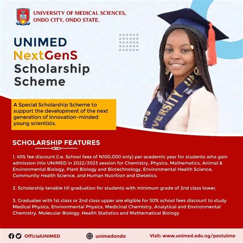 University Of Medical Sciences Unimed 2022 2023 Nextgens Scholarship Scheme Applications