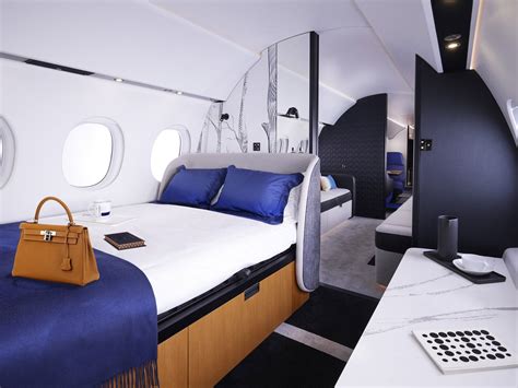 Private Jet Interior Bedroom