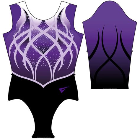 Medea Purple Long Sleeve Girls Gymnastics Leotard Velocity Pro Sport