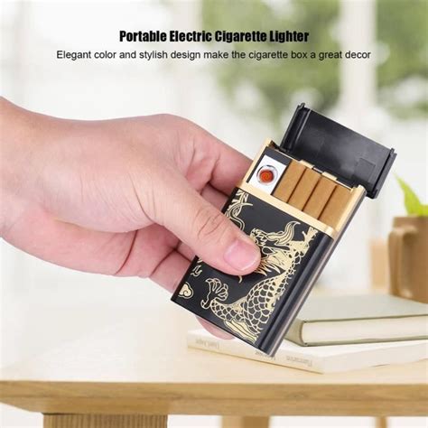 Duokon Allume Cigare Lectrique Bo Te Cigarettes Portable Avec