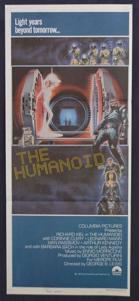 All About Movies - The Humanoid Movie Poster Original Daybill 1979 Richard Kiel Barbara Bach