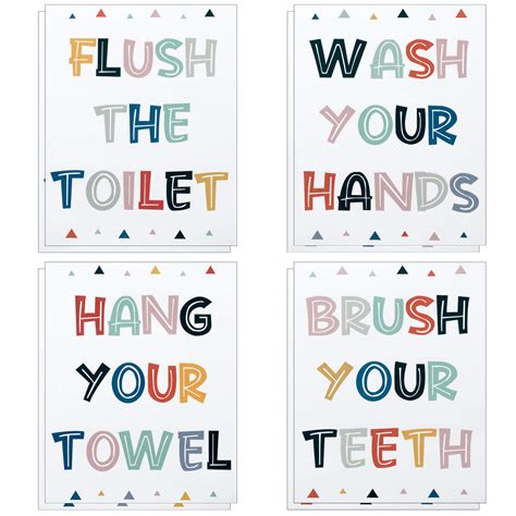 Printable Bathroom Signs For Kids