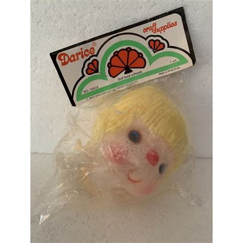 Darice Craft Supplies Other Darice Craft Supplies Large Doll Head With Hands 508 Yellow