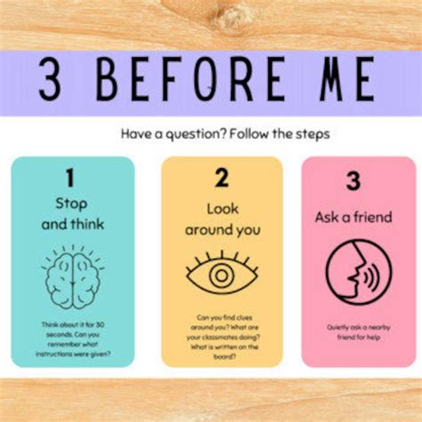 Before Me Poster Classroom Posters Classroom Resources Etsy