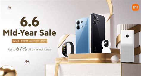 Xiaomi slashes up to P3,400 off smartphones, and AIoT devices this 6.6 ...