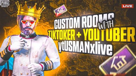 TIKTOKER YOUTUBER CUSTOM ROOMS AND RP AND UC GIVEAWAYS YtUSMANxLive