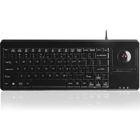 Periboard 514Plus Clavier Filaire Avec Trackball Trackball 14Mm