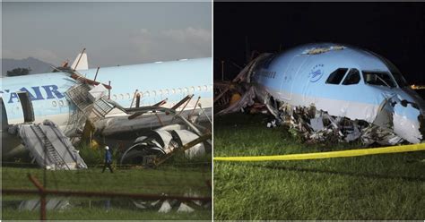 Aereo Korean Air Con 173 Persone Finisce Fuori Pista Al Terzo Tentativo