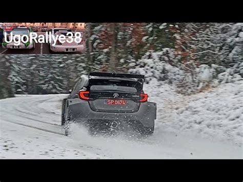 Tests Rallye Monte Carlo WRC 2024 Lefebvre Toyota Yaris Rally2 YouTube