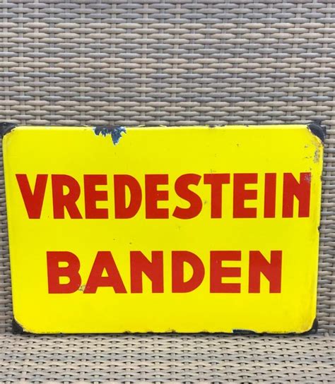 Langcat Bussum Enamel Sign Vredestein Tyres Metal Catawiki