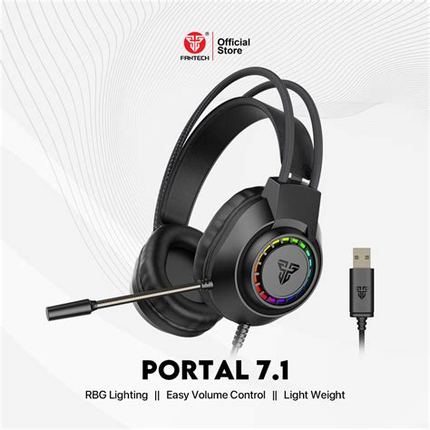 Headset Gaming RGB PORTAL 7 1 HG28 USB Fantech Official