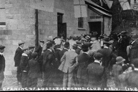 A Brief History Of The Hall Lustleigh Village Hall