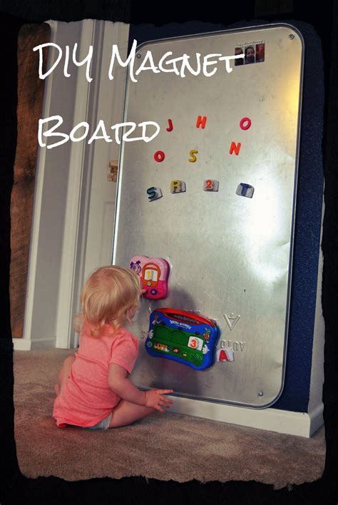 You Need This Diy Magnet Board For Your Playroom