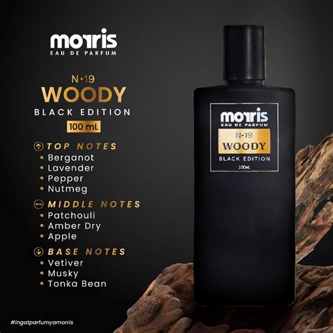 Jual Morris Eau De Parfum Black Edition 100ml Parfum Pria Shopee