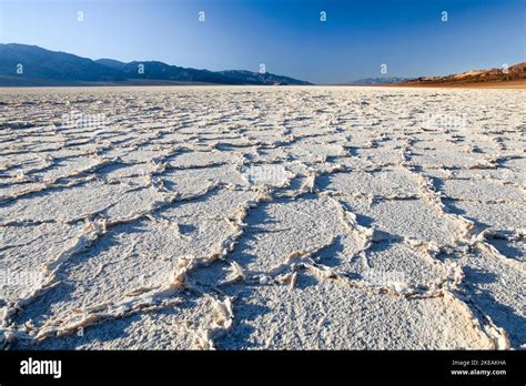 Batea De Sal De Badwater Ee Uu California Parque Nacional Del Valle